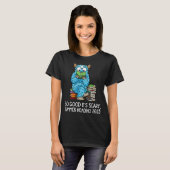 Summer Reading 2023 Monster Quote Reader Librarian T-shirt (Voorkant volledig)