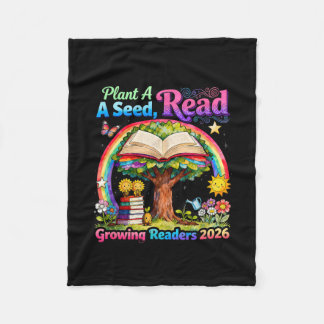 Summer Reading 2026 Plant A Seed Read Growing Fleece Deken