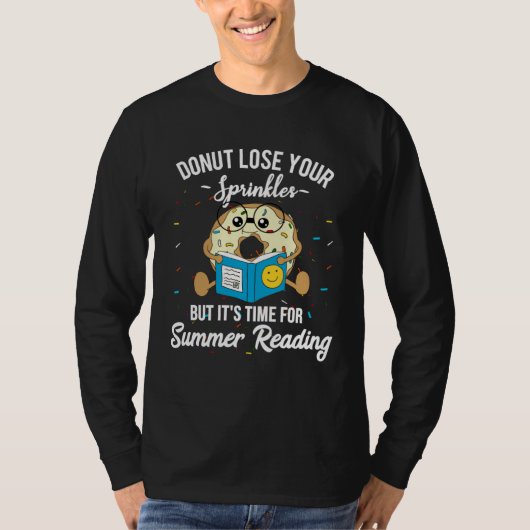 Summer Reading  Donut Library Prize Incentive Libr T-shirt (Voorkant)