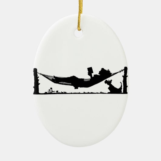 Summer Reading Keramisch Ornament (Voorkant)