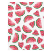 Summer Red Green Watermelon Waterverf Pattern Tafelkleed (Voorkant)