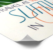 SUMMER RESORT Zee Holiday Woman Diving Travel Poster (Hoek)