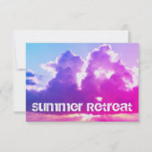 Summer Retreat Uitnodiging (Voorkant)