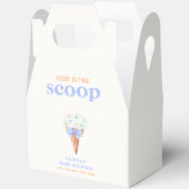 Summer Retro Bow Star Ice Cream Baby shower Bedankdoosjes (Open)