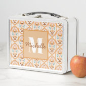 Summer Retro Garden | Monogram Lunch Box (In situ)
