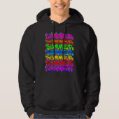 SUMMER-Retro  Graffiti Colorful Summer Hoodie (Voorkant)