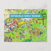 Summer Reunion Save-the-Date Briefkaart (Voorkant)