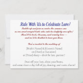 Summer Ride to Forever – Cowgirl Wedding Bliss" Kaart (Voorkant)