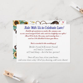Summer Ride to Forever – Cowgirl Wedding Bliss" Kaart