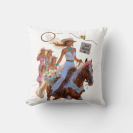 Summer Ride to Forever – Cowgirl Wedding Bliss Kussen