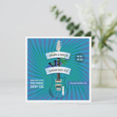 Summer Rock Festival voegt logo uitnodiging toe (Staand voorkant)