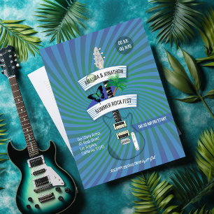 Summer Rock Festival Wedding Flyer