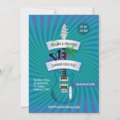 Summer Rock Festival Wedding Kaart (Voorkant)