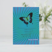 Summer Rock Festival Wedding RSVP Kaartje (Staand voorkant)