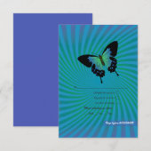 Summer Rock Festival Wedding RSVP Kaartje (Voorkant / Achterkant)