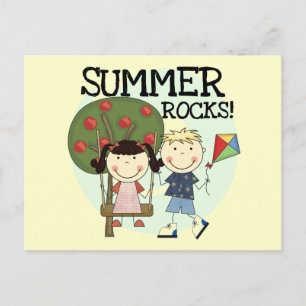 Summer Rocks T-shirts en cadeautjes Briefkaart