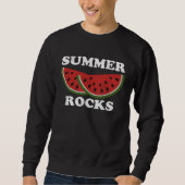 Summer Rocks  Watermelon Retro Cute Watermelons Trui (Voorkant)