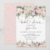 Summer Roos Garden Floral Bridal Shower Kaart (Voorkant / Achterkant)