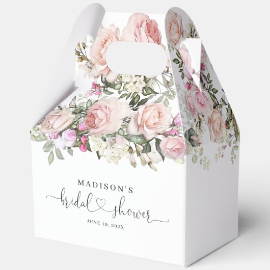 Summer Roos Garden Floral Vrijgezellenfeest Bedankdoosjes (Voorkant)