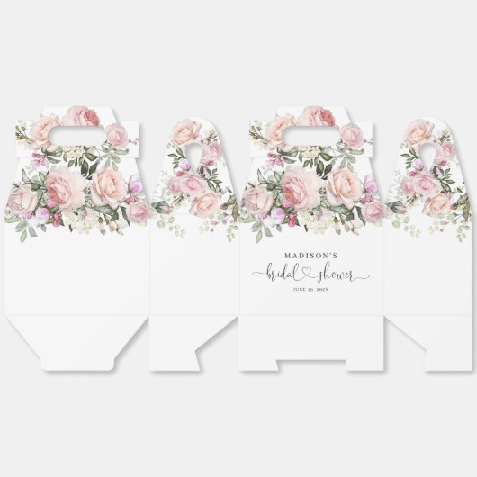 Summer Roos Garden Floral Vrijgezellenfeest Bedankdoosjes (Ongevouwen)