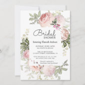 Summer Roos Garden Pink Vrijgezellenfeest Kaart (Voorkant)