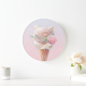 Summer Roos Ice Cone Large Clock Grote Klok (Huis)