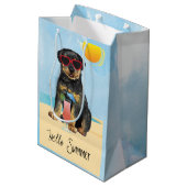 Summer Rottweiler Medium Cadeauzakje (Achterkant Gekanteld)