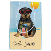 Summer Rottweiler Medium Cadeauzakje (Achterkant)