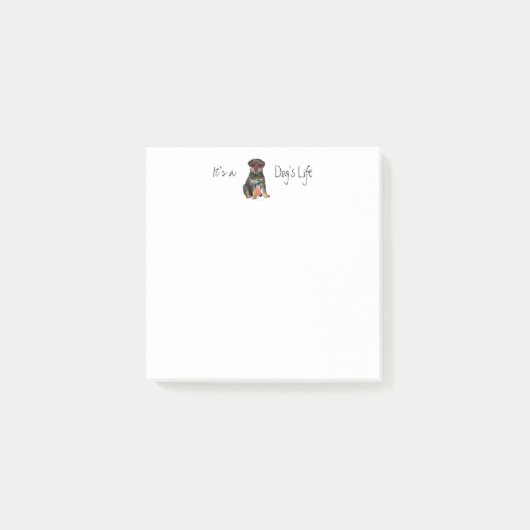 Summer Rottweiler Post-it Notes (Voorkant)