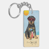 Summer Rottweiler Sleutelhanger (Voorkant Links)