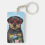 Summer Rottweiler Sleutelhanger (achterkant)