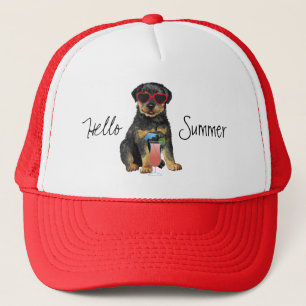 Summer Rottweiler Trucker Pet