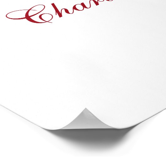 Summer Rozen Garland 40th Jubileum Welkomstteken Poster (Hoek)