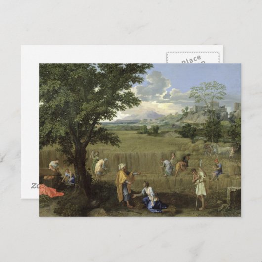 Summer, Ruth and Boaz, 1660-64 Briefkaart (Voorkant / Achterkant)