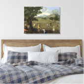 Summer, Ruth and Boaz, 1660-64 Canvas Afdruk (Insitu (Slaapkamer))
