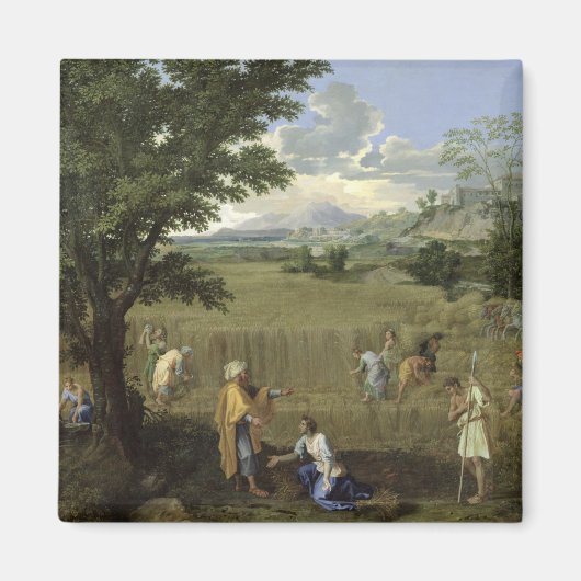 Summer, Ruth and Boaz, 1660-64 Magneet (Voorkant)