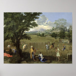Summer, Ruth and Boaz, 1660-64 Poster
