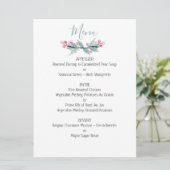 Summer Sage Wedding Menu (Staand voorkant)