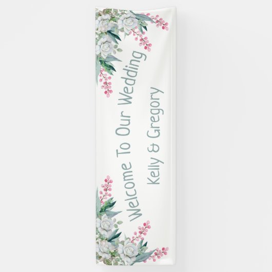 Summer Sage Wedding Spandoek (Verticaal)