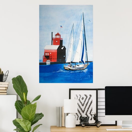 Summer Sail Poster (Thuiskantoor)