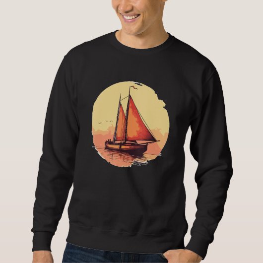 Summer Sailboat Vacation Boat Owner Trui (Voorkant)