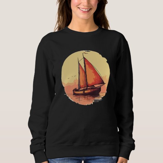 Summer Sailboat Vacation Boat Owner Trui (Voorkant)