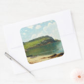 Summer Sailing Vierkante Sticker (Envelop)