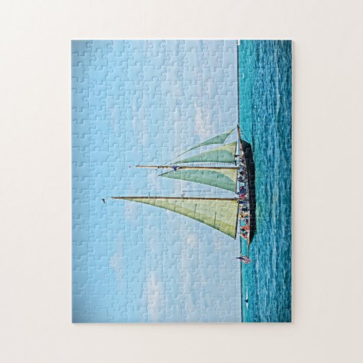 Summer Sailing Yacht Puzzle Legpuzzel (Verticaal)