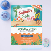 Summer Sale Flyer-Sjabloon Flyer (Enkel)