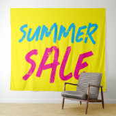 Summer Sale Sign, Retail Store Sale Banner, Large Wandkleed (In Situ (horizontaal))
