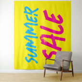 Summer Sale Sign, Retail Store Sale Banner, Large Wandkleed (In situ)