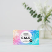 Summer Sale - Speciaal voorstel Visitekaartje (Staand voorkant)