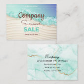Summer Sale - Speciaal voorstel Visitekaartje (Voorkant / Achterkant)