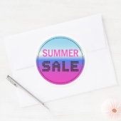 Summer Sale Sticker met een holografische gradiënt (Envelop)